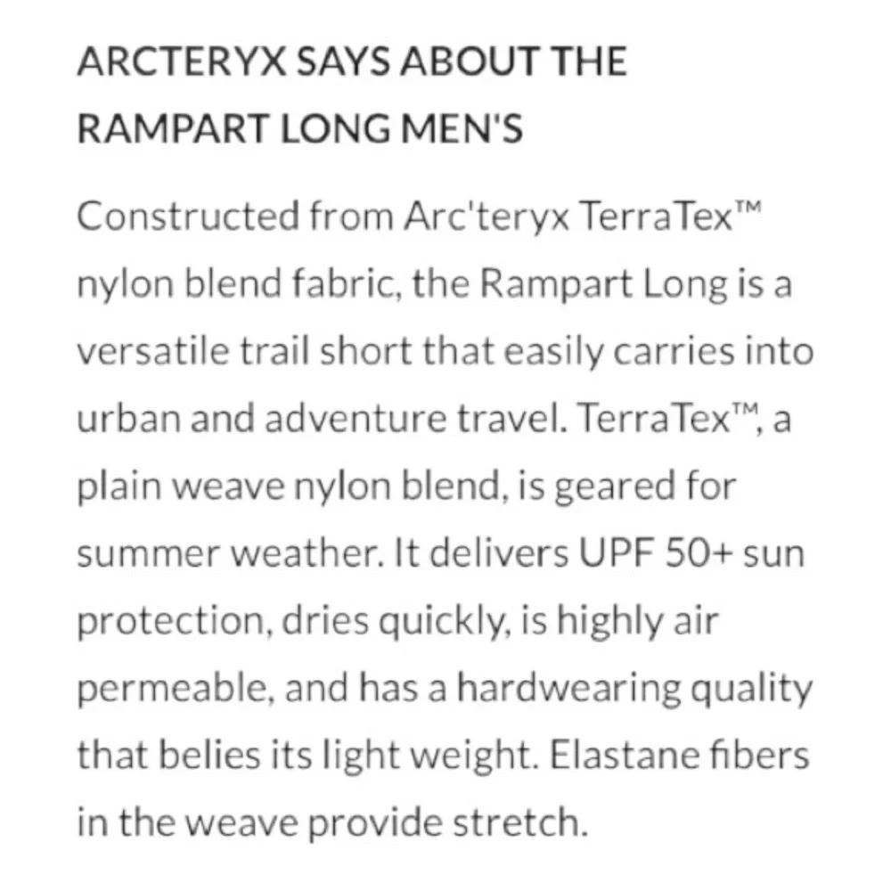 ARCTERYX MENS RAMPART LONG SZ 36 INSEAM 12 CARGO SHORTS.LIKE NEW CONDITION GREEN - Picture 7 of 13